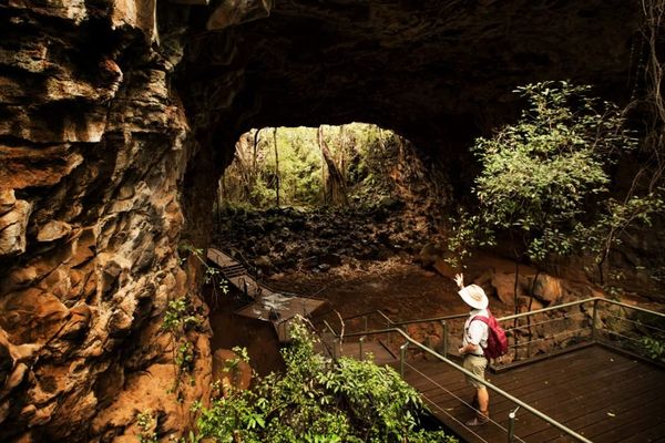 Lava Tubes and Caves